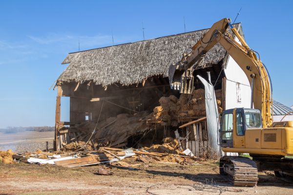 Barn Demolition in Magnolia